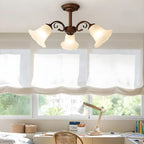 Elegant Bell Semi Flush LED Ceiling Light for Living Room