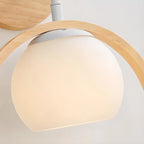 Creative Wooden Ring Wall Sconce with Bird for Living Room