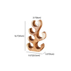 Solid Wood Tree Design Handcraftd Wine Rack Table Top