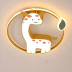 Cartoon Kids Room Flush Mount LED Ceiling Light