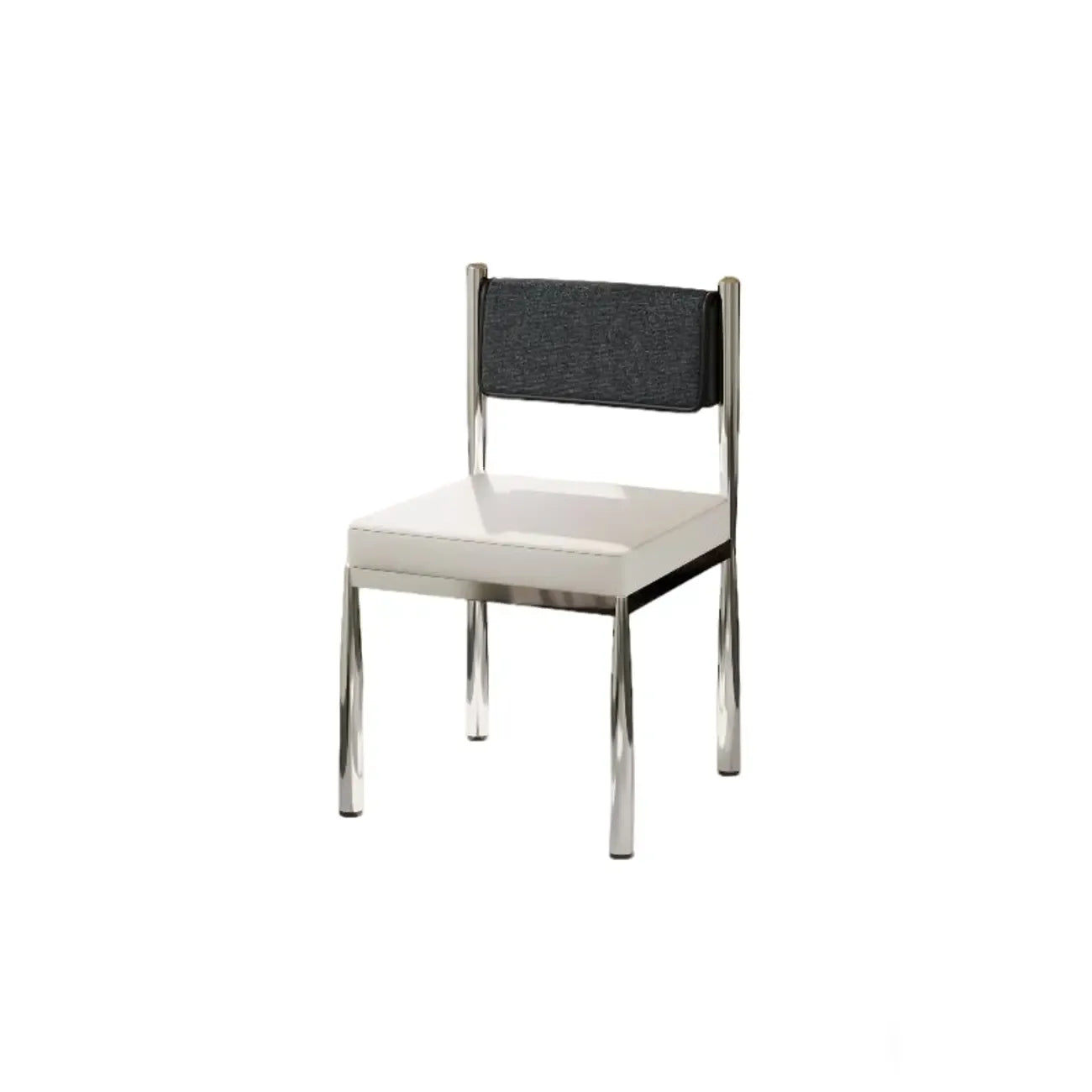 Mid-Century Modern Linen Upholstered Dining Chair