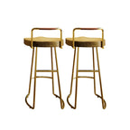 Modern Nordic Solid Wood Bar Stool Set of 2