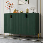 Contemporary Blue Wooden Shoe Storage Cabinet