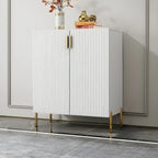 Contemporary Blue Wooden Shoe Storage Cabinet