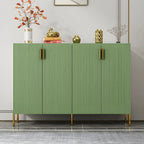 Contemporary Blue Wooden Shoe Storage Cabinet