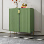 Contemporary Blue Wooden Shoe Storage Cabinet