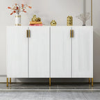 Contemporary Blue Wooden Shoe Storage Cabinet