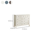 Elegant Classic Lacquered White Brown Wooden Storage Chest