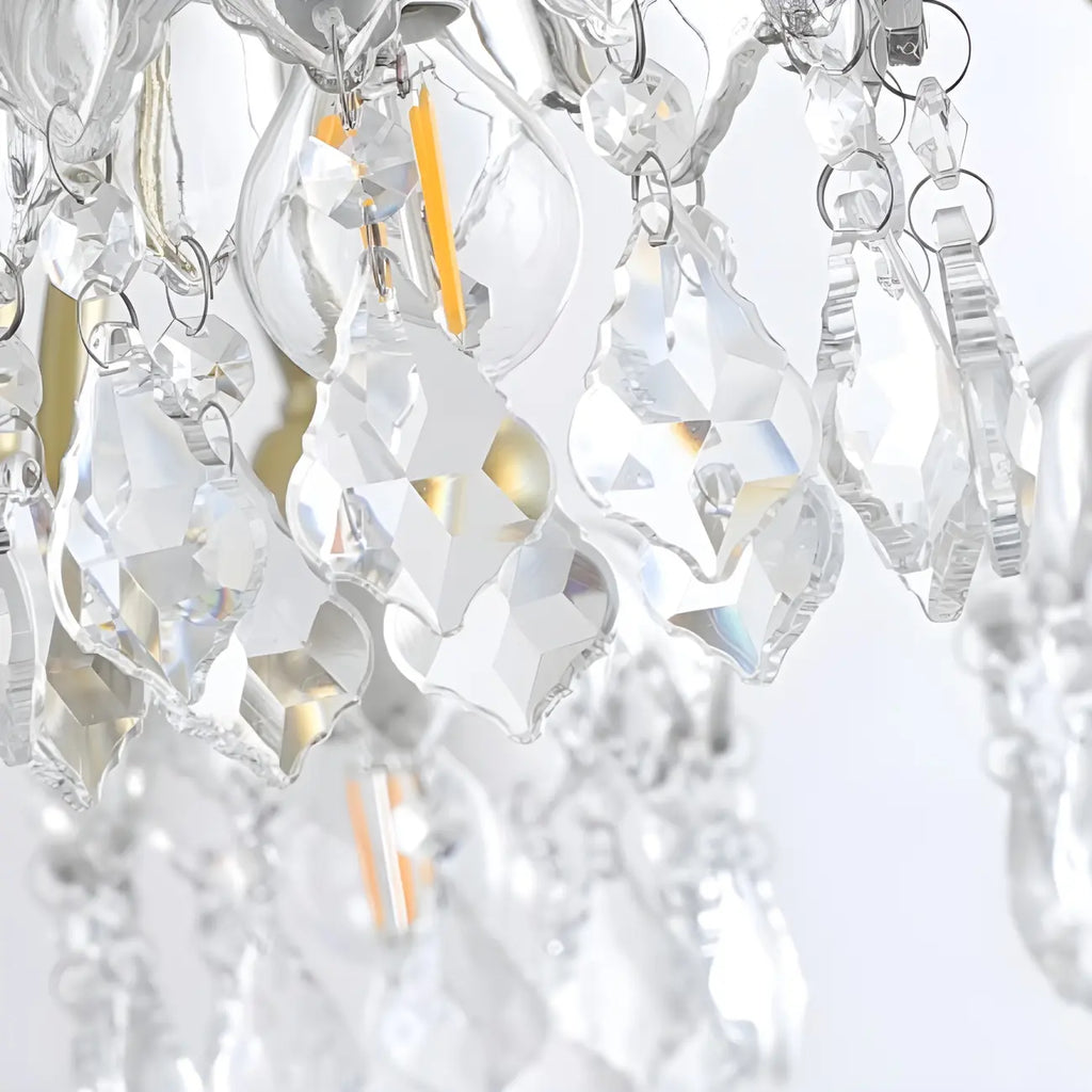 3-Light Small Elegant Gold Crystal Island Pendant Light for Kitchen