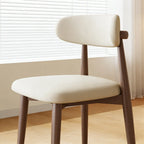 Mid-Century Modern Wooden Dining Chair Set of 2