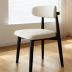 Mid-Century Modern Wooden Dining Chair Set of 2