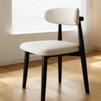 Mid-Century Modern Wooden Dining Chair Set of 2