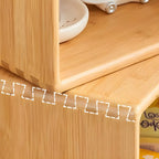 4-Tier Modern Wooden Open Cube Display Bookcase