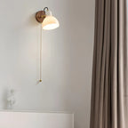 5 to 9 Inch Wall Sconce with Pull Chain for Bedroom Decor