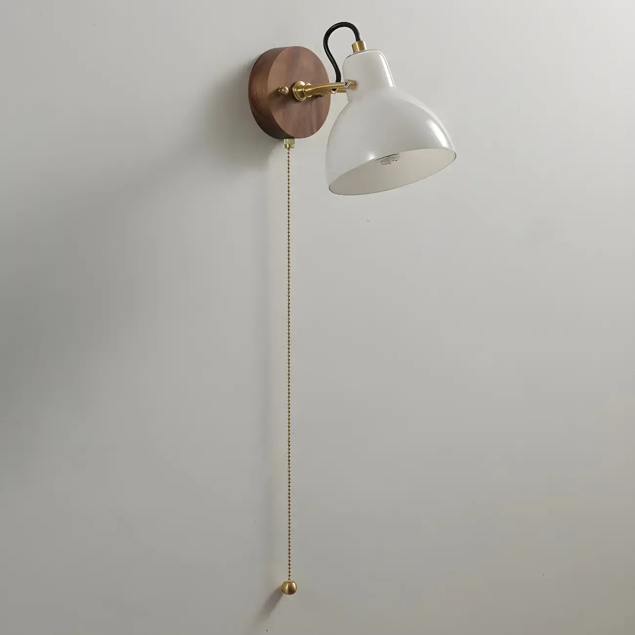 5 to 9 Inch Wall Sconce with Pull Chain for Bedroom Decor