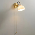 5 to 9 Inch Wall Sconce with Pull Chain for Bedroom Decor