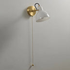 5 to 9 Inch Wall Sconce with Pull Chain for Bedroom Decor