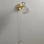 5 to 9 Inch Wall Sconce with Pull Chain for Bedroom Decor
