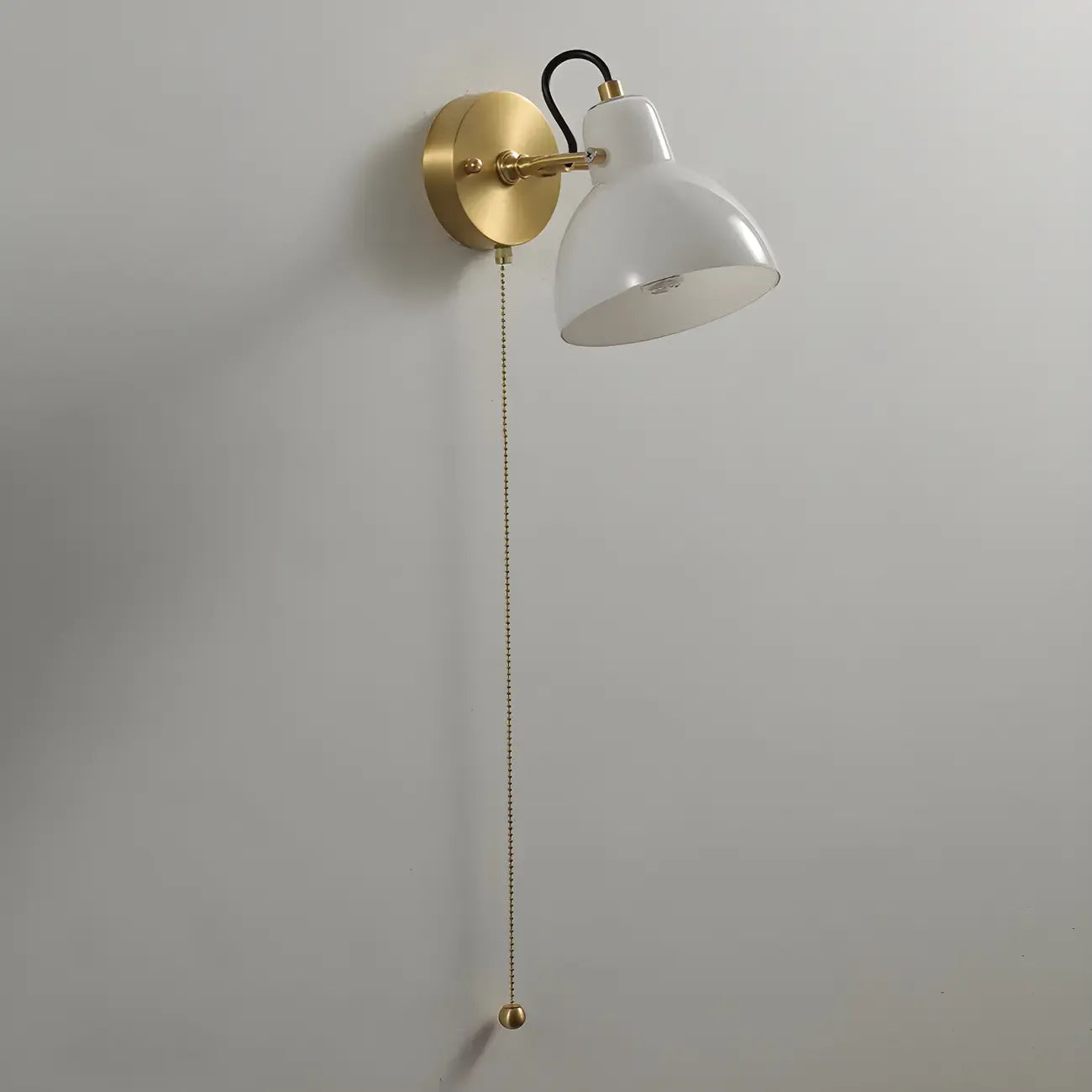 5 to 9 Inch Wall Sconce with Pull Chain for Bedroom Decor