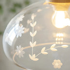 Elegant Clear Glass Dome Island Pendant Light for Kitchen