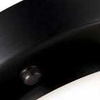 Black Minimalist Cylinder Glass Semi Flush Ceiling Light