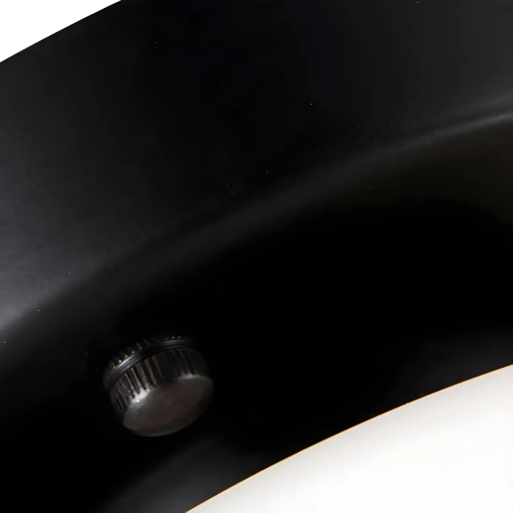 Black Minimalist Cylinder Glass Semi Flush Ceiling Light