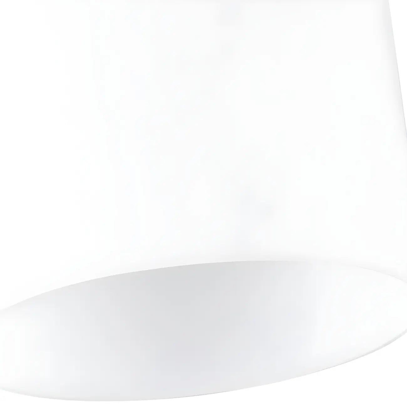 Black Minimalist Cylinder Glass Semi Flush Ceiling Light