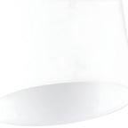 Black Minimalist Cylinder Glass Semi Flush Ceiling Light