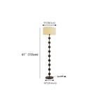 61 Traditional Up & Down Floor Lamp for Living Metal Frame