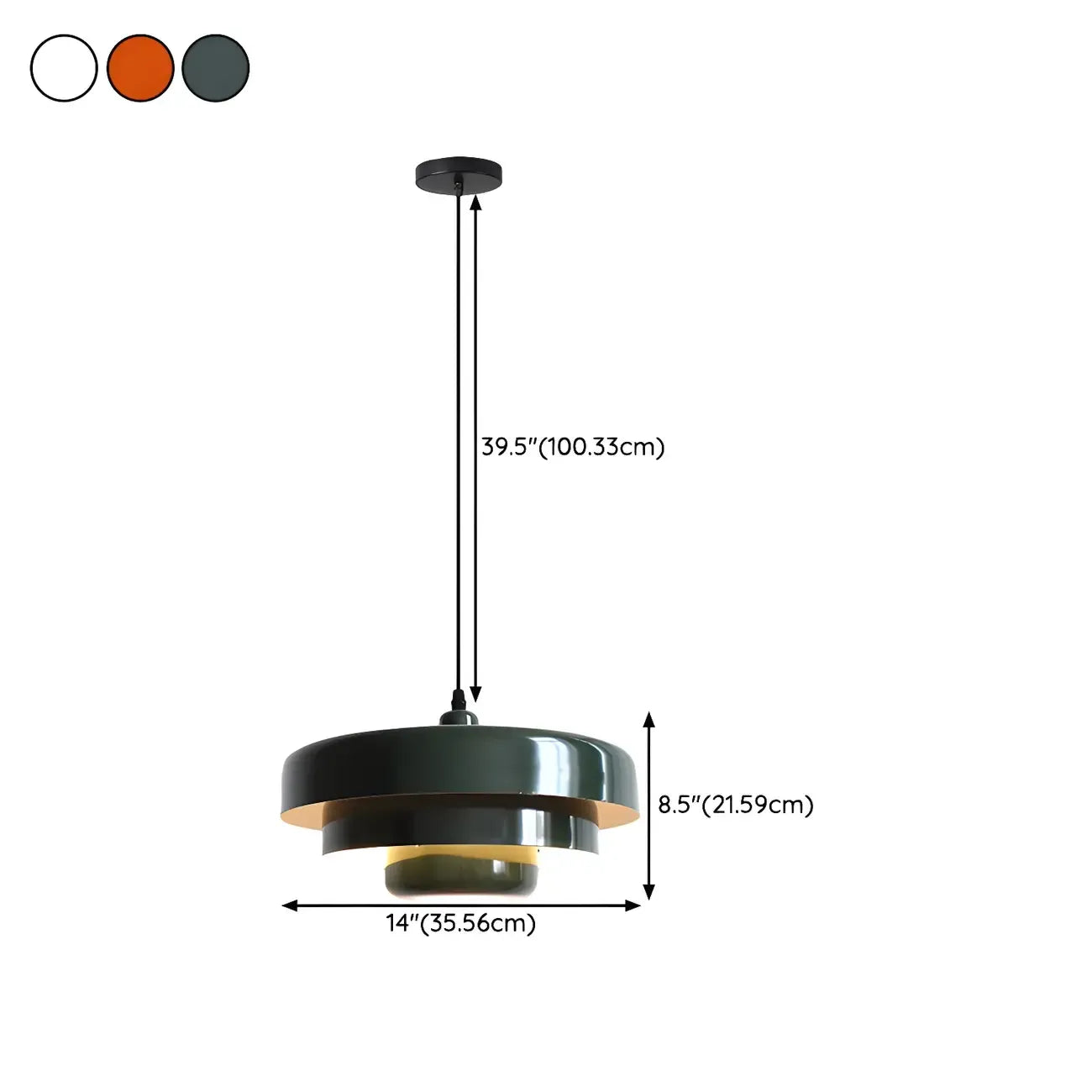 Artistic Iron Adjustable Pendant Light for Kitchen Island