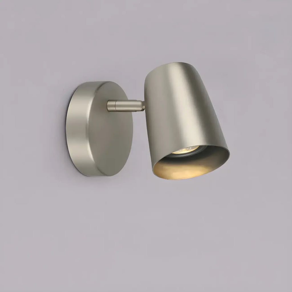 Simplicity 1-Light Cylinder Metal Indoor Adjustable Wall Sconces