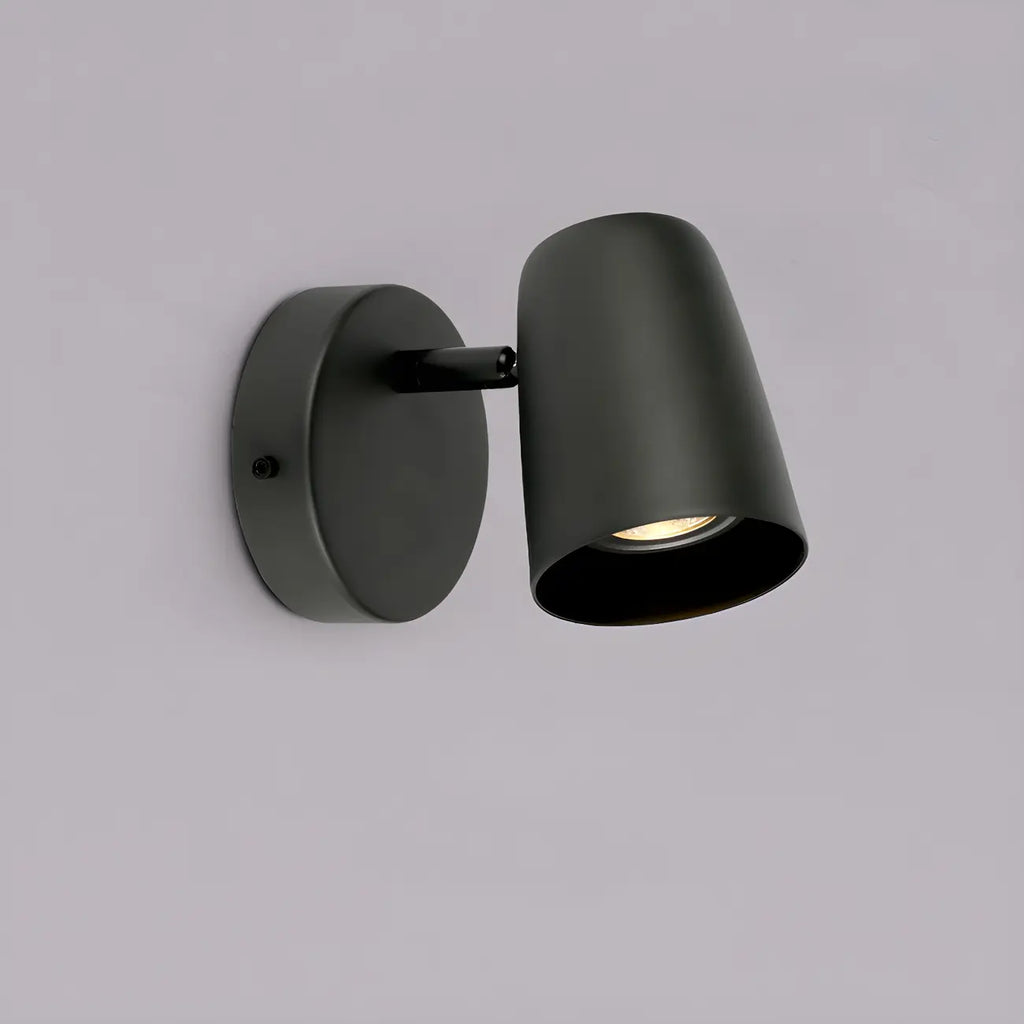 Simplicity 1-Light Cylinder Metal Indoor Adjustable Wall Sconces