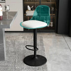 Minimalist Acrylic Swivel Bar Stools Cushion Bucket Seat