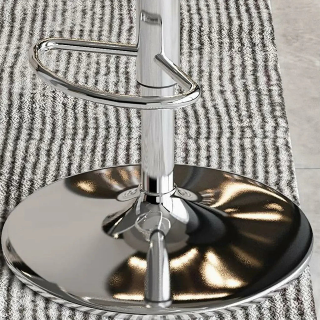 Minimalist Acrylic Swivel Bar Stools Cushion Bucket Seat