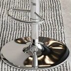 Minimalist Acrylic Swivel Bar Stools Cushion Bucket Seat