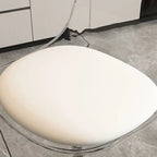 Minimalist Acrylic Swivel Bar Stools Cushion Bucket Seat