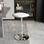 Minimalist Acrylic Swivel Bar Stools Cushion Bucket Seat