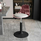 Minimalist Acrylic Swivel Bar Stools Cushion Bucket Seat