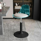 Minimalist Acrylic Swivel Bar Stools Cushion Bucket Seat