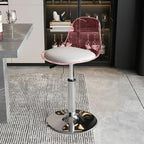 Minimalist Acrylic Swivel Bar Stools Cushion Bucket Seat