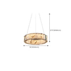 Agate Gold Circular Onyx Modern Ring Chandelier Light