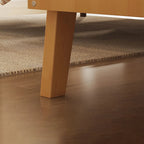 Scandinavian Bedside Table Natural Solid Wood Nightstand