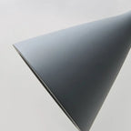 Aluminum Cone Minimalist Gray Bedroom Pendant Light