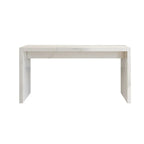 Minimalist Rectangular Off-White Marble Bar Tables