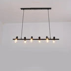 Industrial Metal Adjustable Island Pendant Light for Kitchen Area