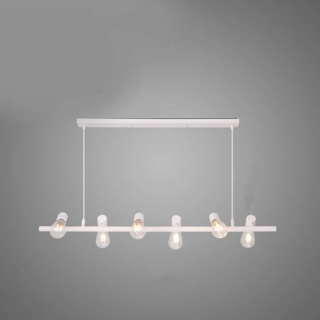 Industrial Metal Adjustable Island Pendant Light for Kitchen Area