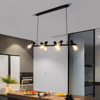 Industrial Metal Adjustable Island Pendant Light for Kitchen Area