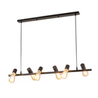 Industrial Metal Adjustable Island Pendant Light for Kitchen Area