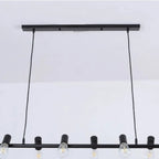 Industrial Metal Adjustable Island Pendant Light for Kitchen Area