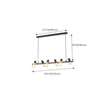 Industrial Metal Adjustable Island Pendant Light for Kitchen Area
